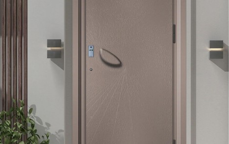 Core and aluminum carved entrance door: a masterpiece of craftsmanship, guarding the warmth and safety of the home