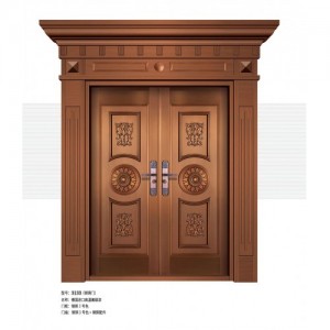 德国进口高温氟碳漆钢铜门：品质生活的守护者