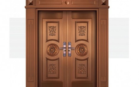 德国进口高温氟碳漆钢铜门：品质生活的守护者